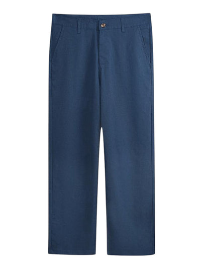 George – Men's Linen Trousers – Breathable – Light Beige 8