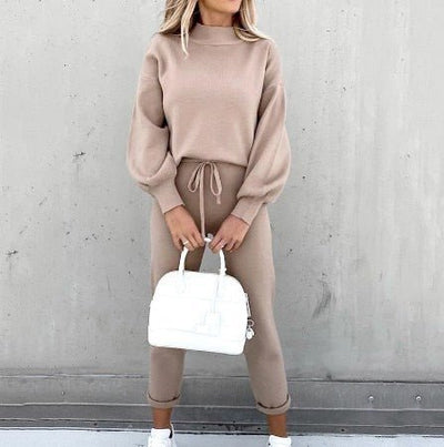 Hilda – Cozy Sweater and Pants Set – Soft Fabric – Gray 10