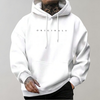 Isaac – Casual Hoodie – Soft Fabric – Black/Beige/Yellow 2