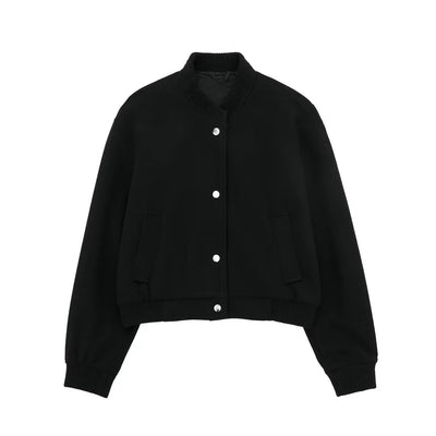 Joycen – Lightweight Black Bomber Jacket 3