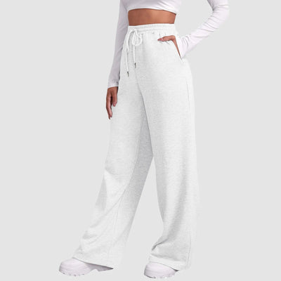 Juniper – Wide Leg Joggers – Soft Fabric – Black 0