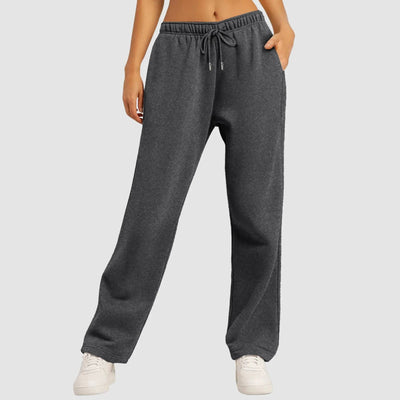 Juniper – Wide Leg Joggers – Soft Fabric – Black 5