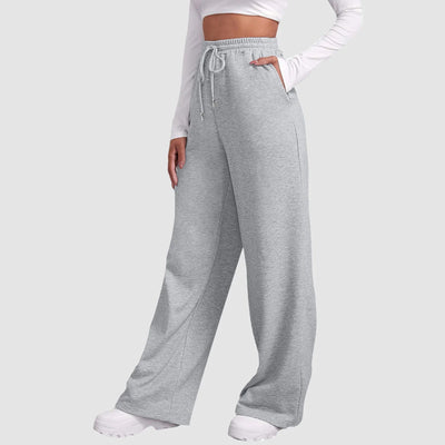 Juniper – Wide Leg Joggers – Soft Fabric – Black 8
