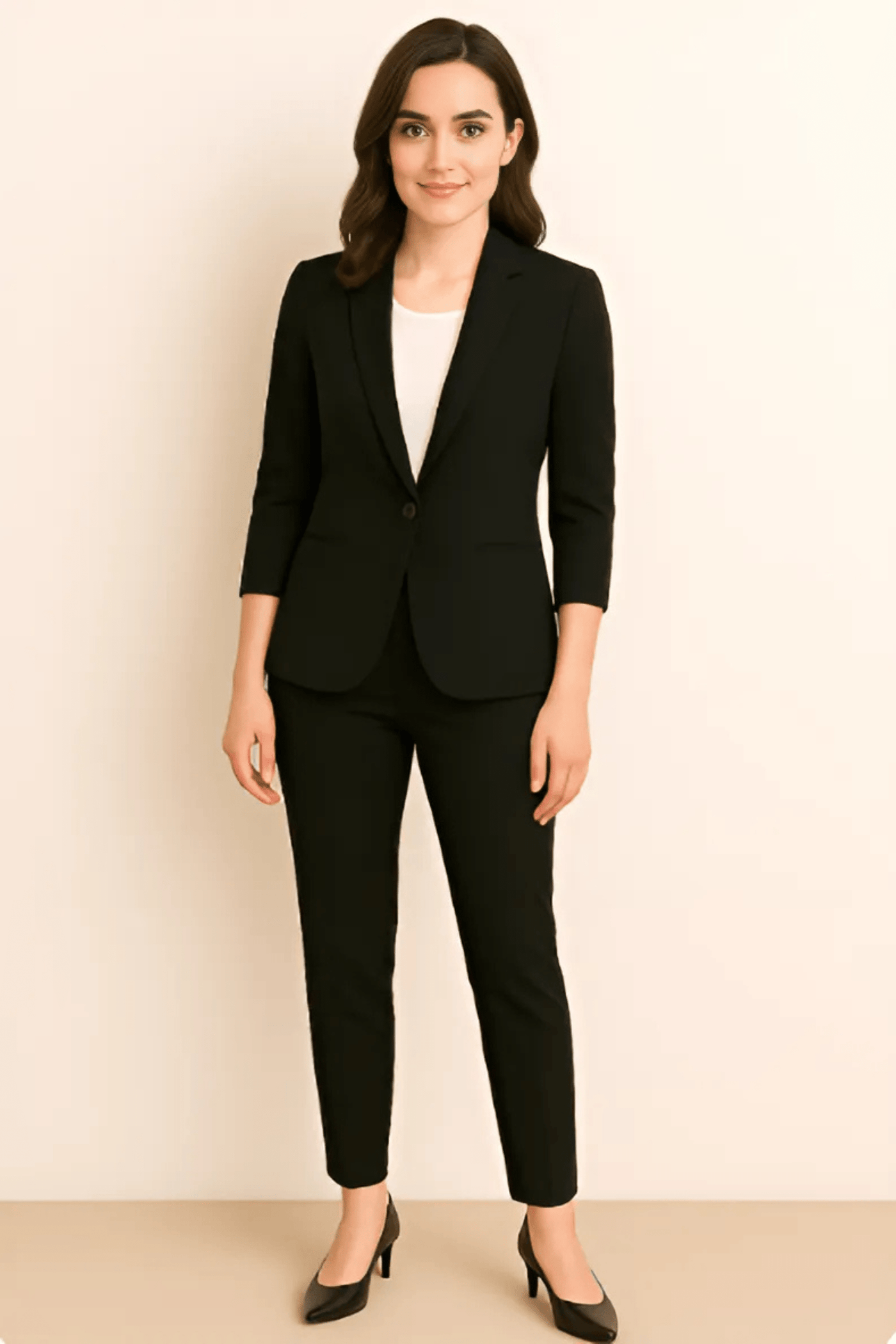 Karoline – Women's Suit Set – High-Quality Fabric – Black 2