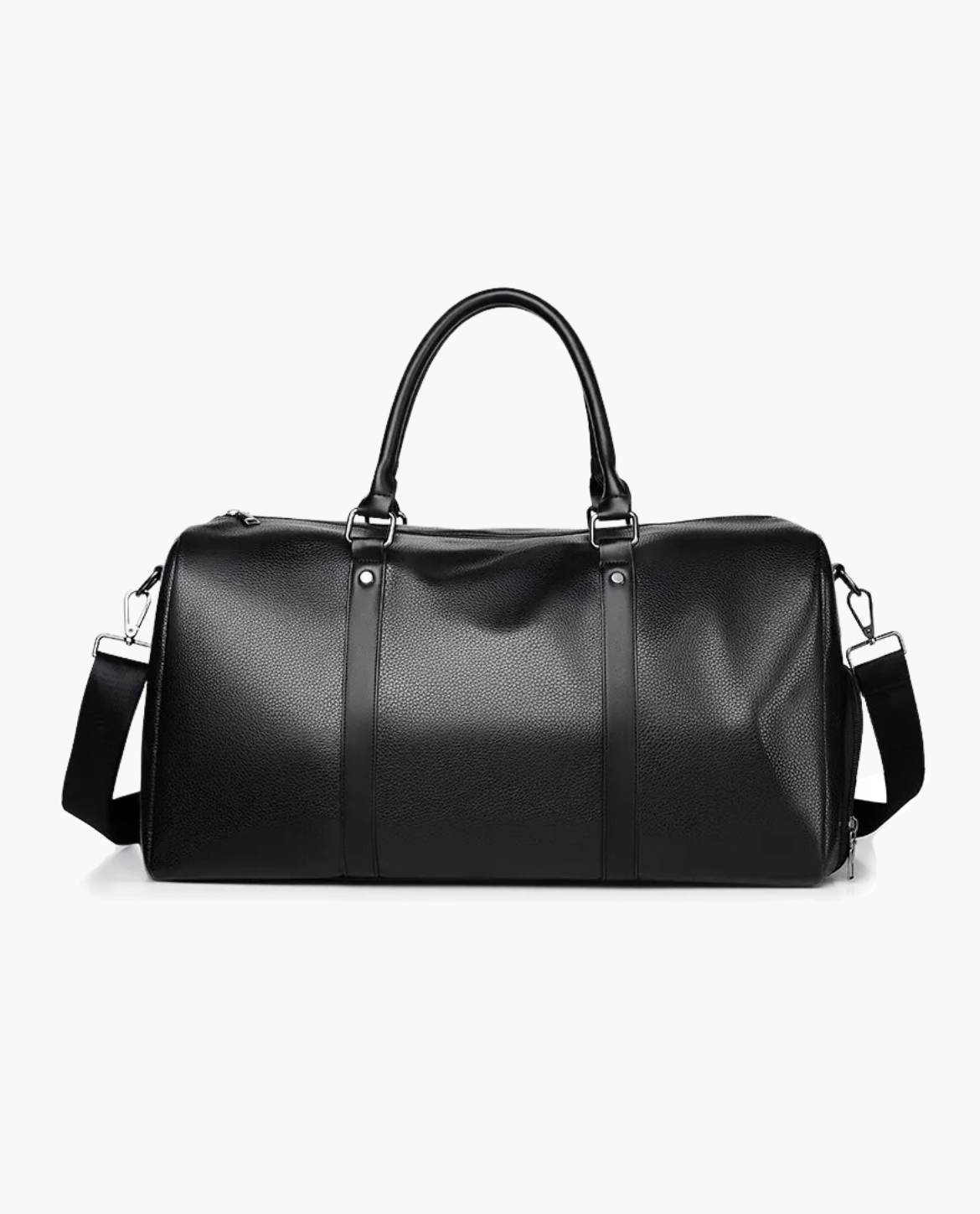 Kea – Full Grain Leather Duffle Bag – Black/Brown 0