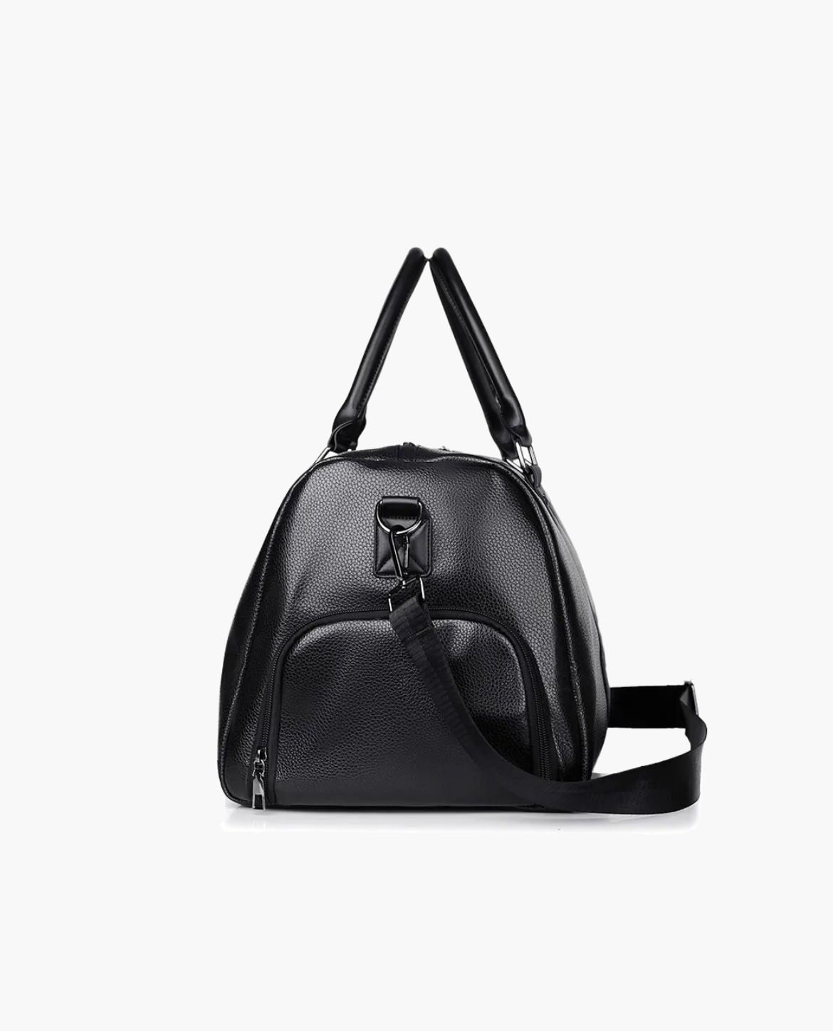 Kea – Full Grain Leather Duffle Bag – Black/Brown 1