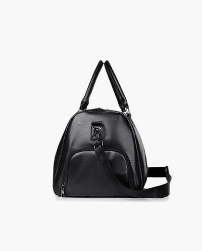 Kea – Full Grain Leather Duffle Bag – Black/Brown 1