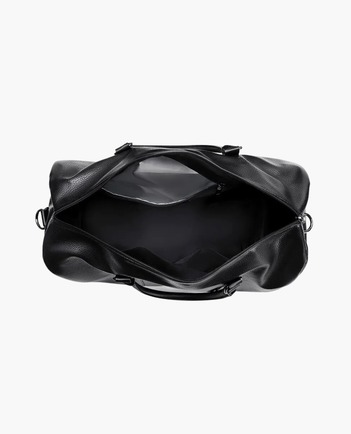 Kea – Full Grain Leather Duffle Bag – Black/Brown 2