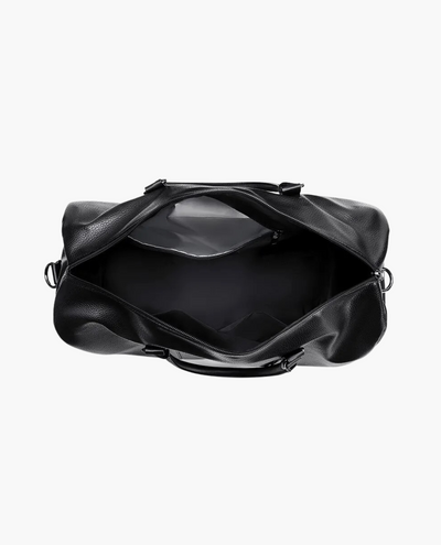 Kea – Full Grain Leather Duffle Bag – Black/Brown 2