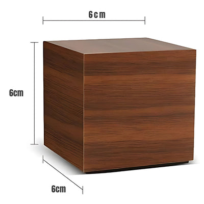LED Alarm Clock – Snooze Function – Faux Wood Finish – Black – 2x2x2 6