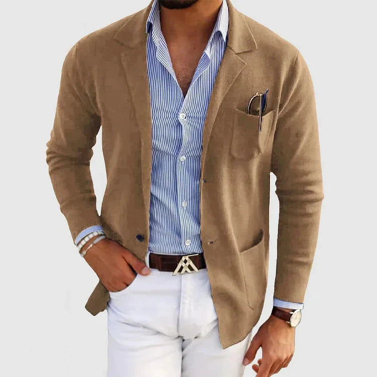 Layla Fashion – Men's Blazer Jacket – Premium Fabric – Grey 3