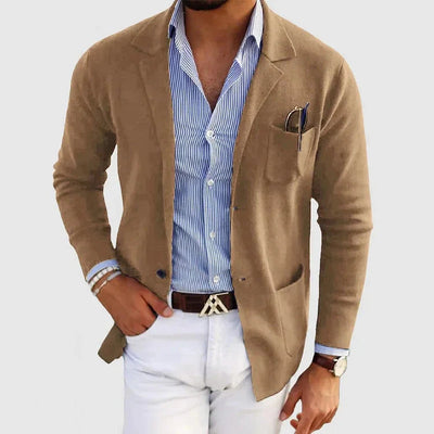 Layla Fashion – Men's Blazer Jacket – Premium Fabric – Grey 3