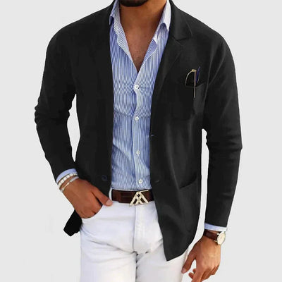 Layla Fashion – Men's Blazer Jacket – Premium Fabric – Grey 4