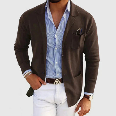 Layla Fashion – Men's Blazer Jacket – Premium Fabric – Grey 7
