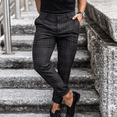 Layla Fashion – Slim Fit Chino Pants – Cotton Blend – Black 0
