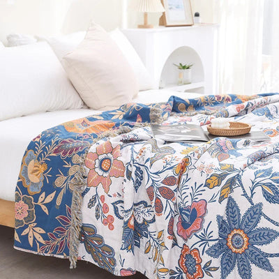 Roha Floral Pattern Blanket