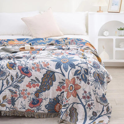 Roha Floral Pattern Blanket