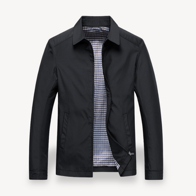 Loravelle – Men's Lightweight Jacket – Cotton Blend – Checkered Lining 0