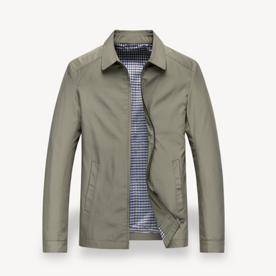 Loravelle – Men's Lightweight Jacket – Cotton Blend – Checkered Lining 3