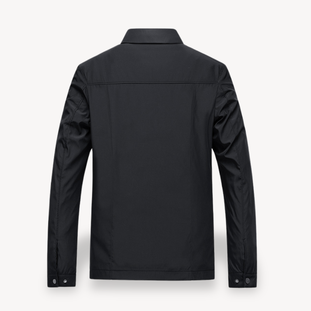 Loravelle – Men's Lightweight Jacket – Cotton Blend – Checkered Lining 4