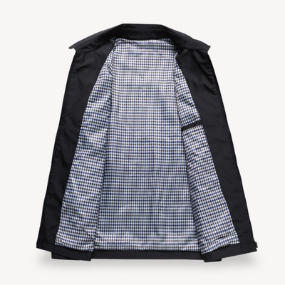 Loravelle – Men's Lightweight Jacket – Cotton Blend – Checkered Lining 5