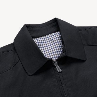 Loravelle – Men's Lightweight Jacket – Cotton Blend – Checkered Lining 6