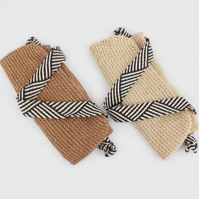 Lyra – Boho Bag – Handwoven Fabric – Natural 4