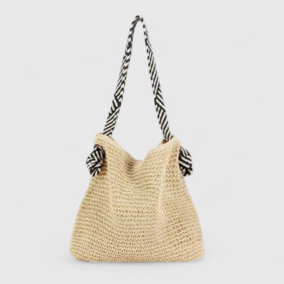 Lyra – Boho Bag – Handwoven Fabric – Natural 6