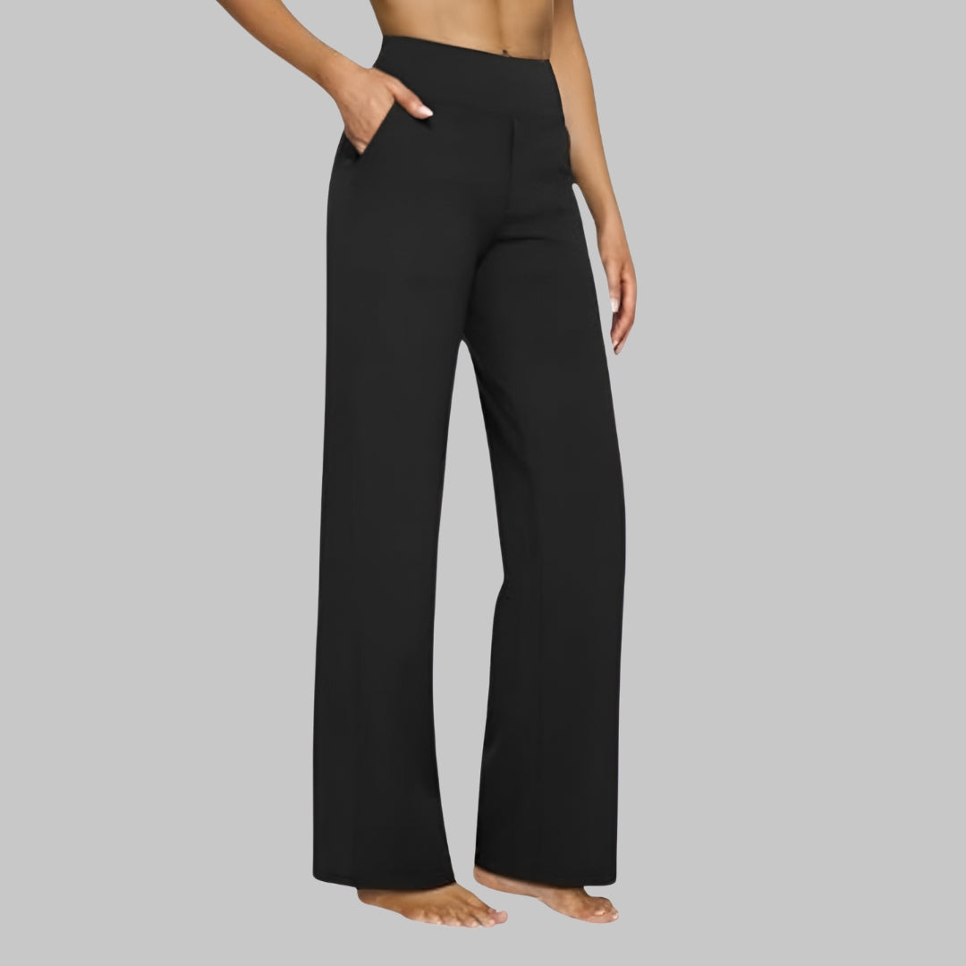 Maison Bennett – Black Stretch Trousers – Soft Fabric 3