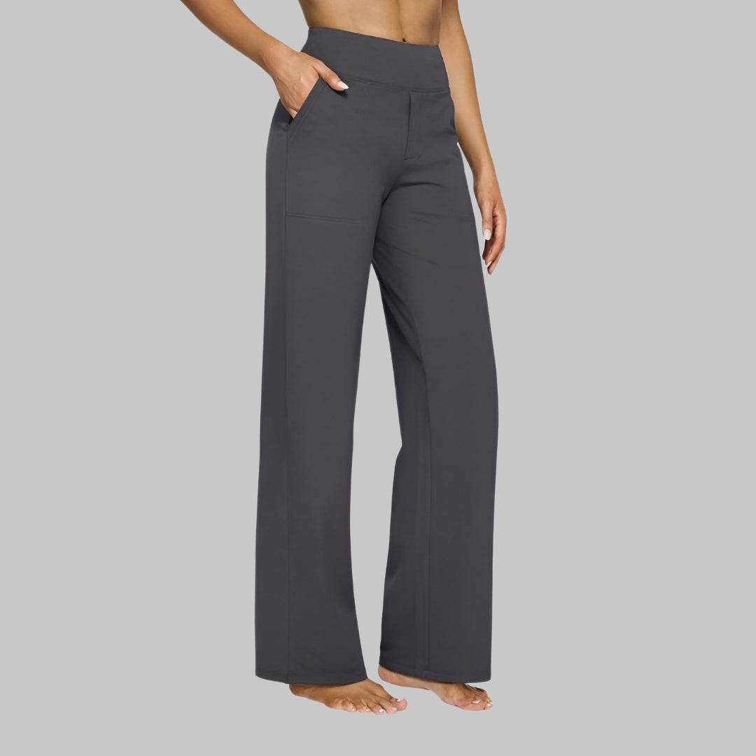 Maison Bennett – Black Stretch Trousers – Soft Fabric 5