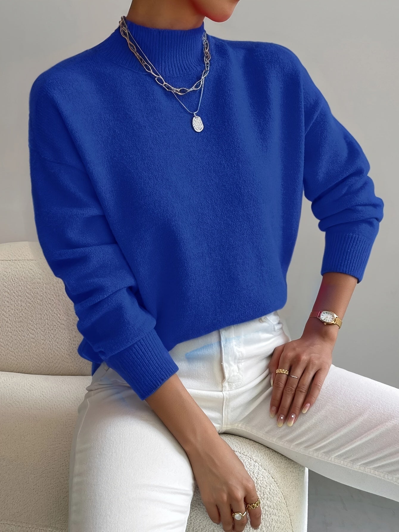 Maison Bennett – Knitted Sweater – Soft Fabric – Warm Gray 6