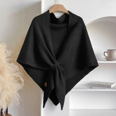 Maison Bennett – Knotted Wrap Scarf – Soft Plush – Neutral Shades 10