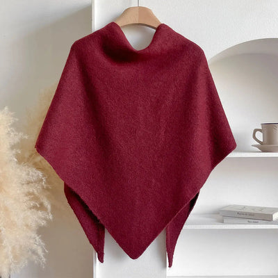 Maison Bennett – Knotted Wrap Scarf – Soft Plush – Neutral Shades 1