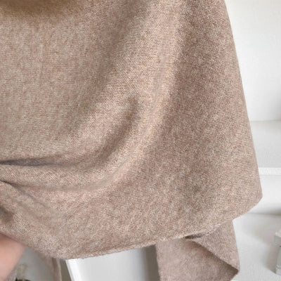 Maison Bennett – Knotted Wrap Scarf – Soft Plush – Neutral Shades 6