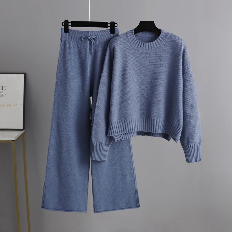 Maison Bennett – Soft Polyester Co Ord Set – Relaxed Fit – Light Gray 14