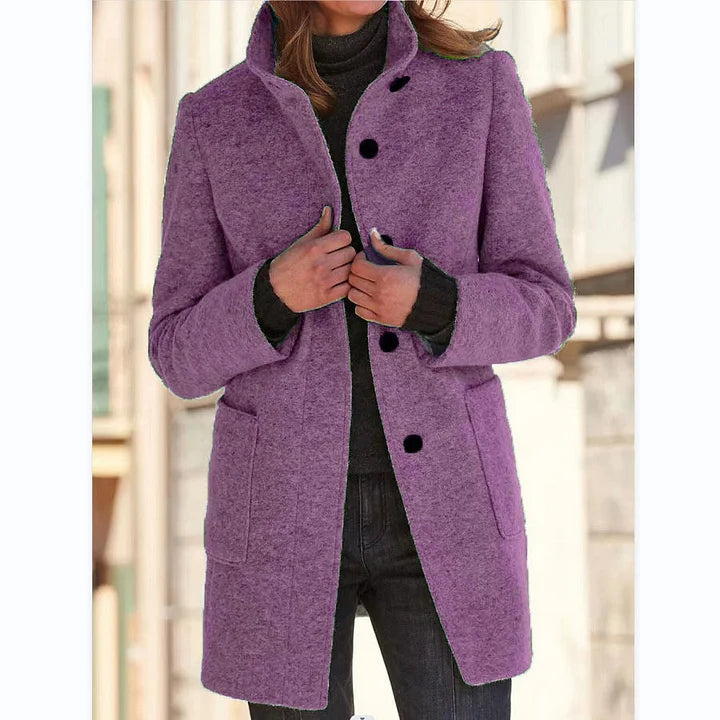 Maison Bennett – Women's Coat – Lightweight Fabric – Classic Beige 2