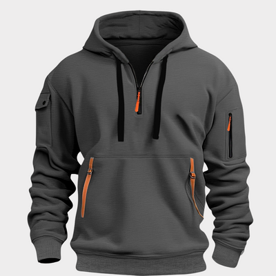 Mason – Black Cotton Blend Hoodie 2