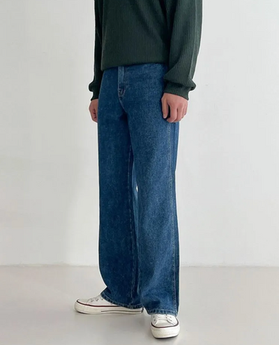 Milano – Loose Fit Mens Jeans – Denim – Blue 5