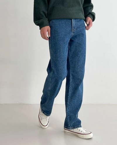 Milano – Loose Fit Mens Jeans – Denim – Blue 7