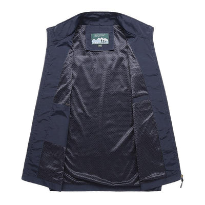 Modern Men's Vest – All-Season Solid Color 5