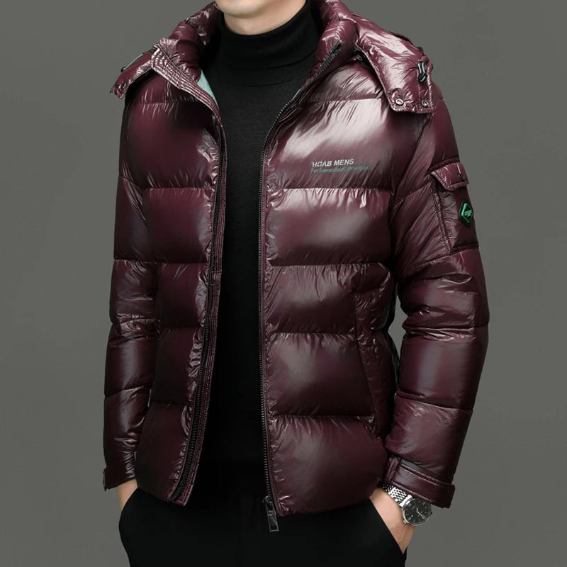Modern – Men's Down Jacket – Black 1