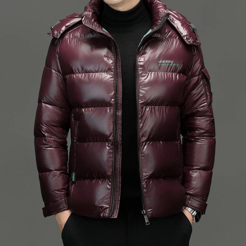 Modern – Men's Down Jacket – Black 2