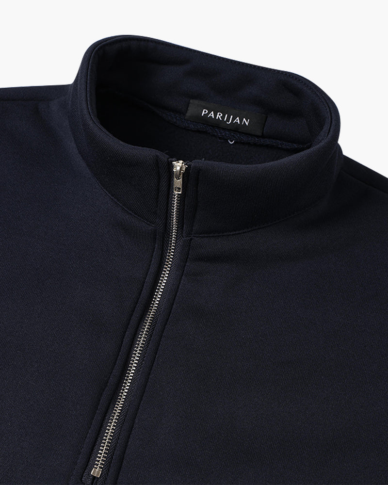 Monte Carlo – Men's Quarter Zip Pullover – Premium Fabric – Navy 4