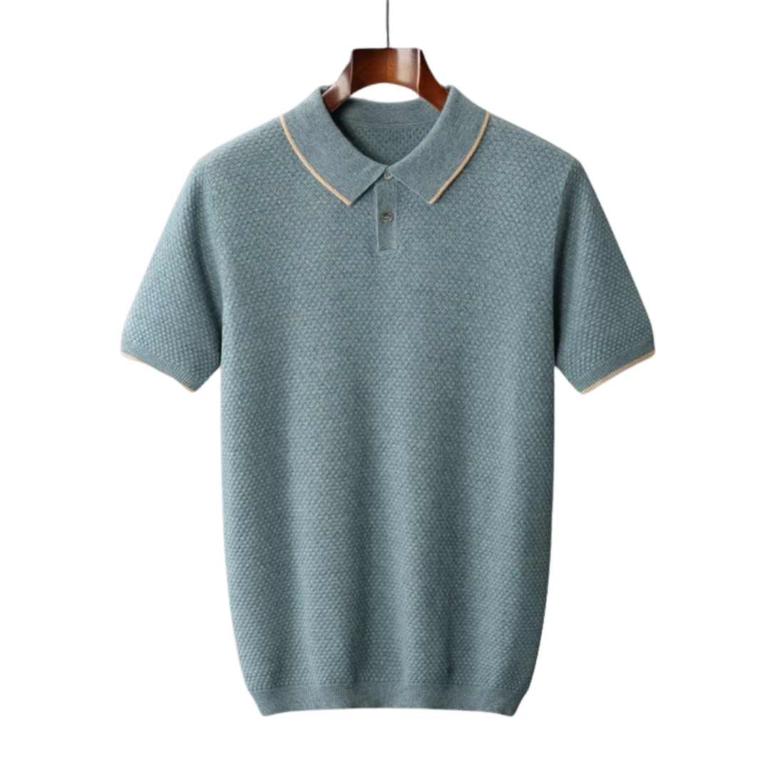 Mykonos – Classic Polo Shirt – Cotton – Navy 0