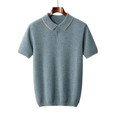 Mykonos – Classic Polo Shirt – Cotton – Navy 0