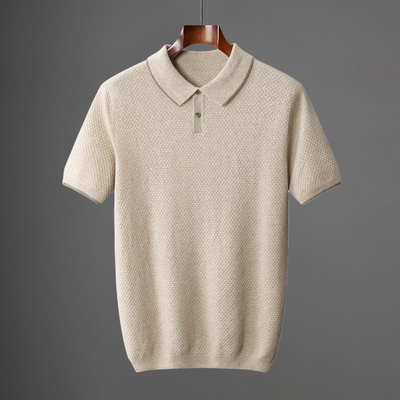 Mykonos – Classic Polo Shirt – Cotton – Navy 2