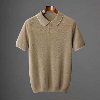 Mykonos – Classic Polo Shirt – Cotton – Navy 3
