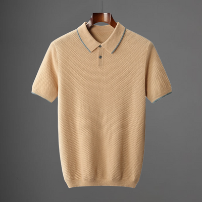 Mykonos – Classic Polo Shirt – Cotton – Navy 4