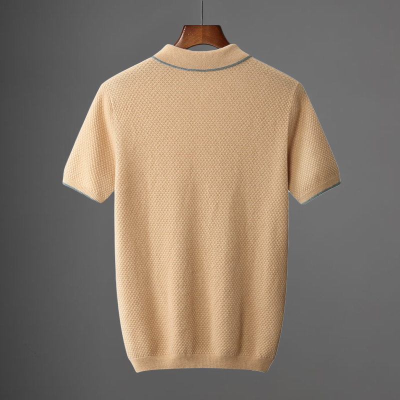 Mykonos – Classic Polo Shirt – Cotton – Navy 5