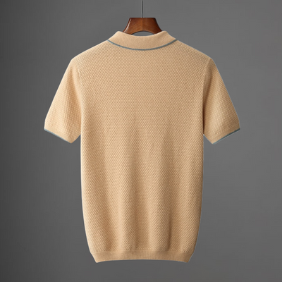 Mykonos – Classic Polo Shirt – Cotton – Navy 5